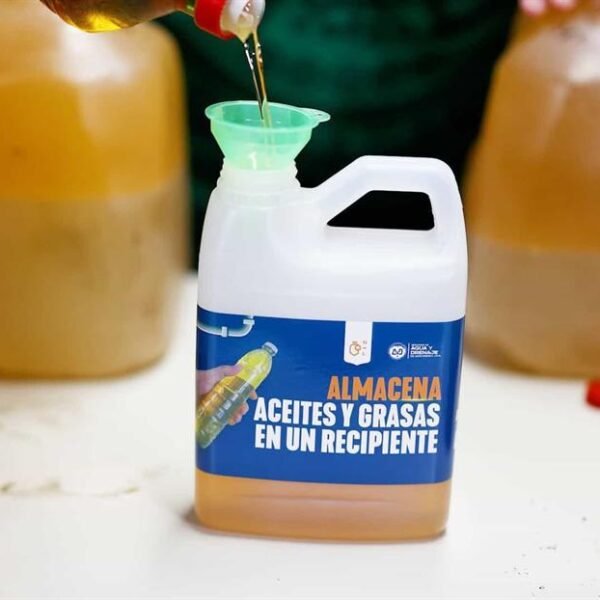 Lanza Agua y Drenaje campaña para recolectar aceite usado