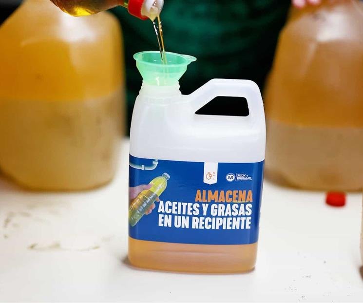 Lanza Agua y Drenaje campaña para recolectar aceite usado