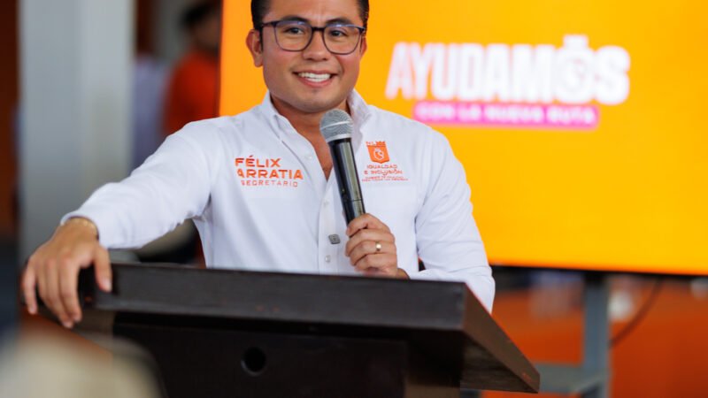 Félix Arratia lleva programas sociales a Aramberri y General Zaragoza