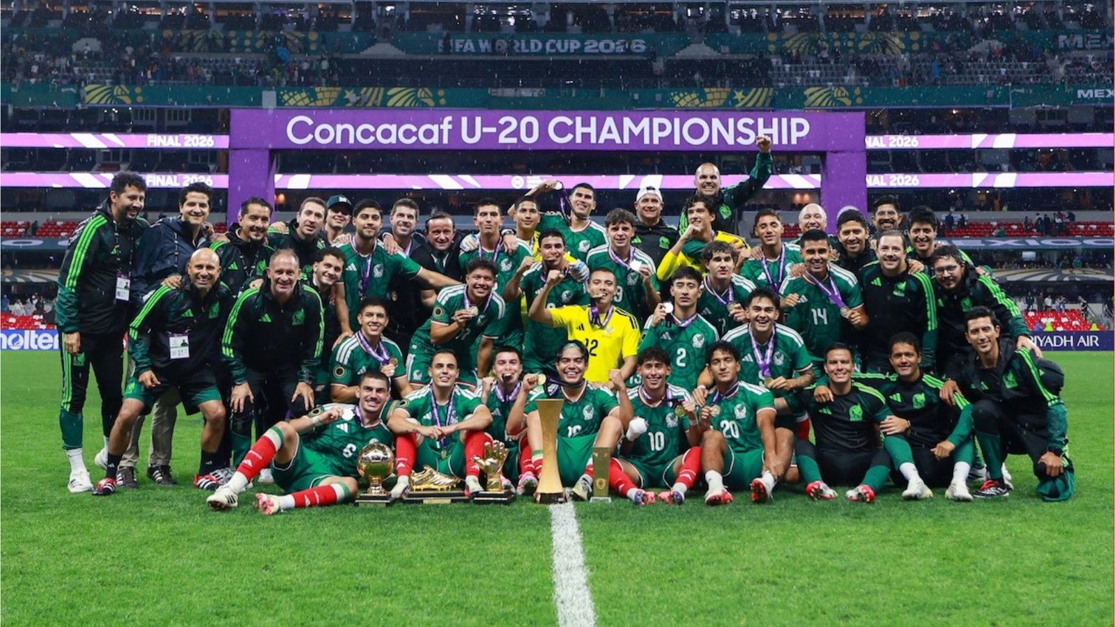 México vence a Estados Unidos y es bicampeón Sub-20 de Concacaf