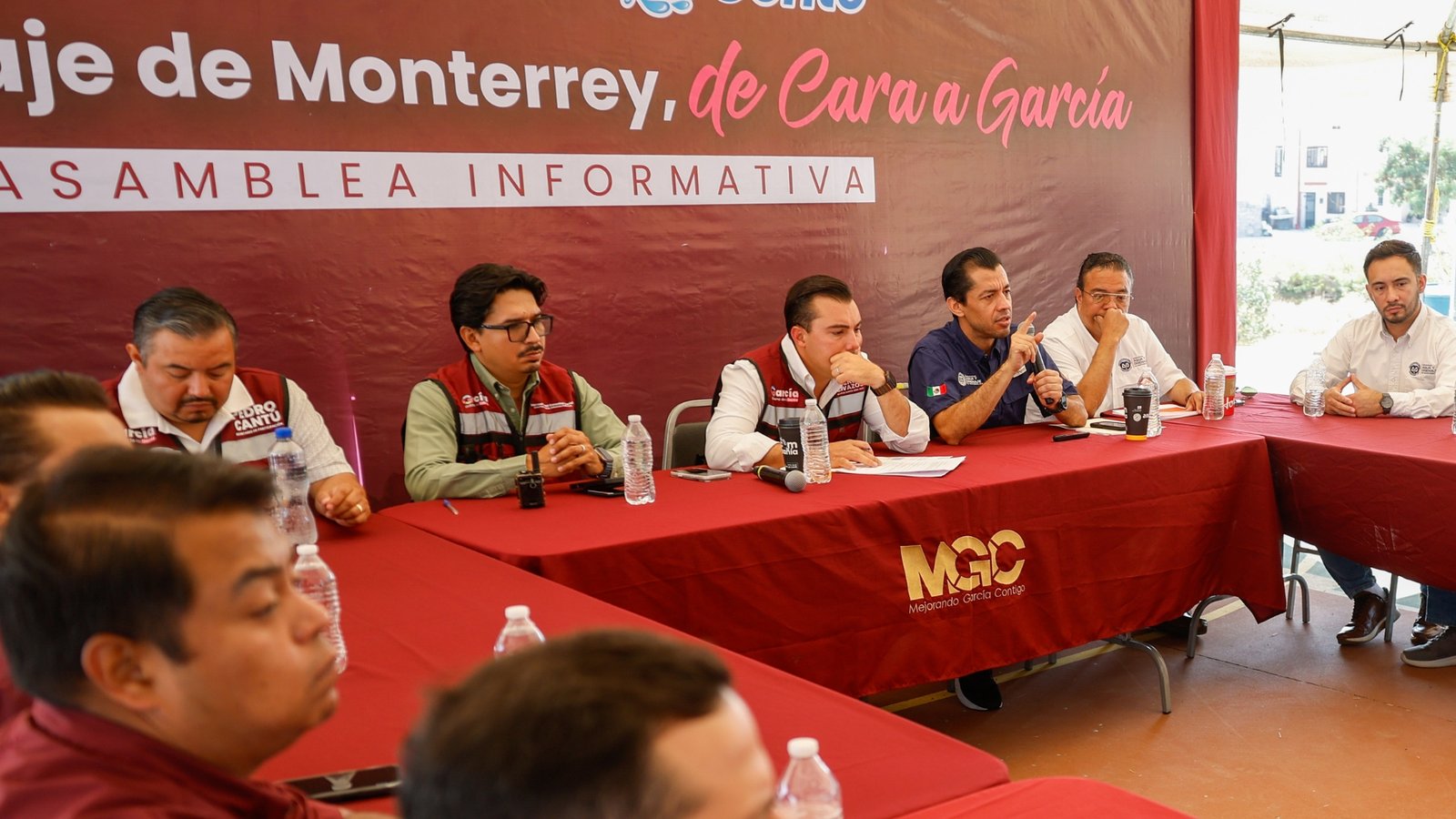 Agua y Drenaje revisa avances para mejorar el suministro en García