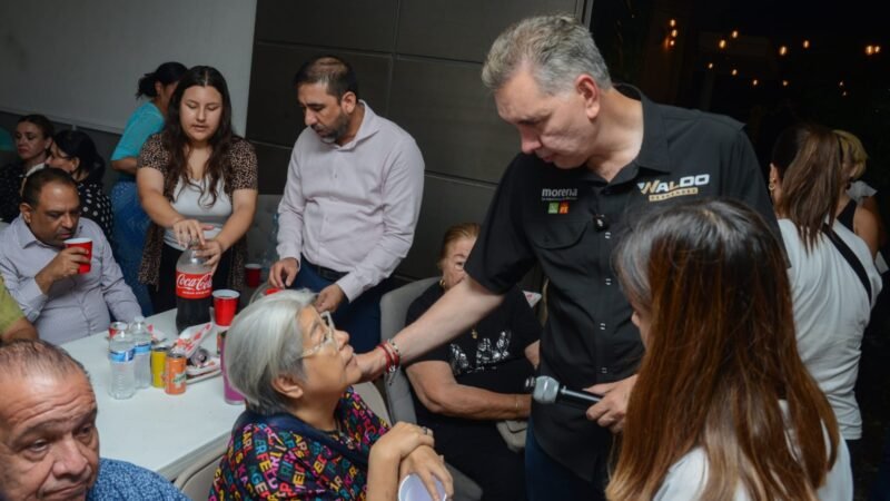 Waldo Fernández se reúne con vecinos de Cumbres