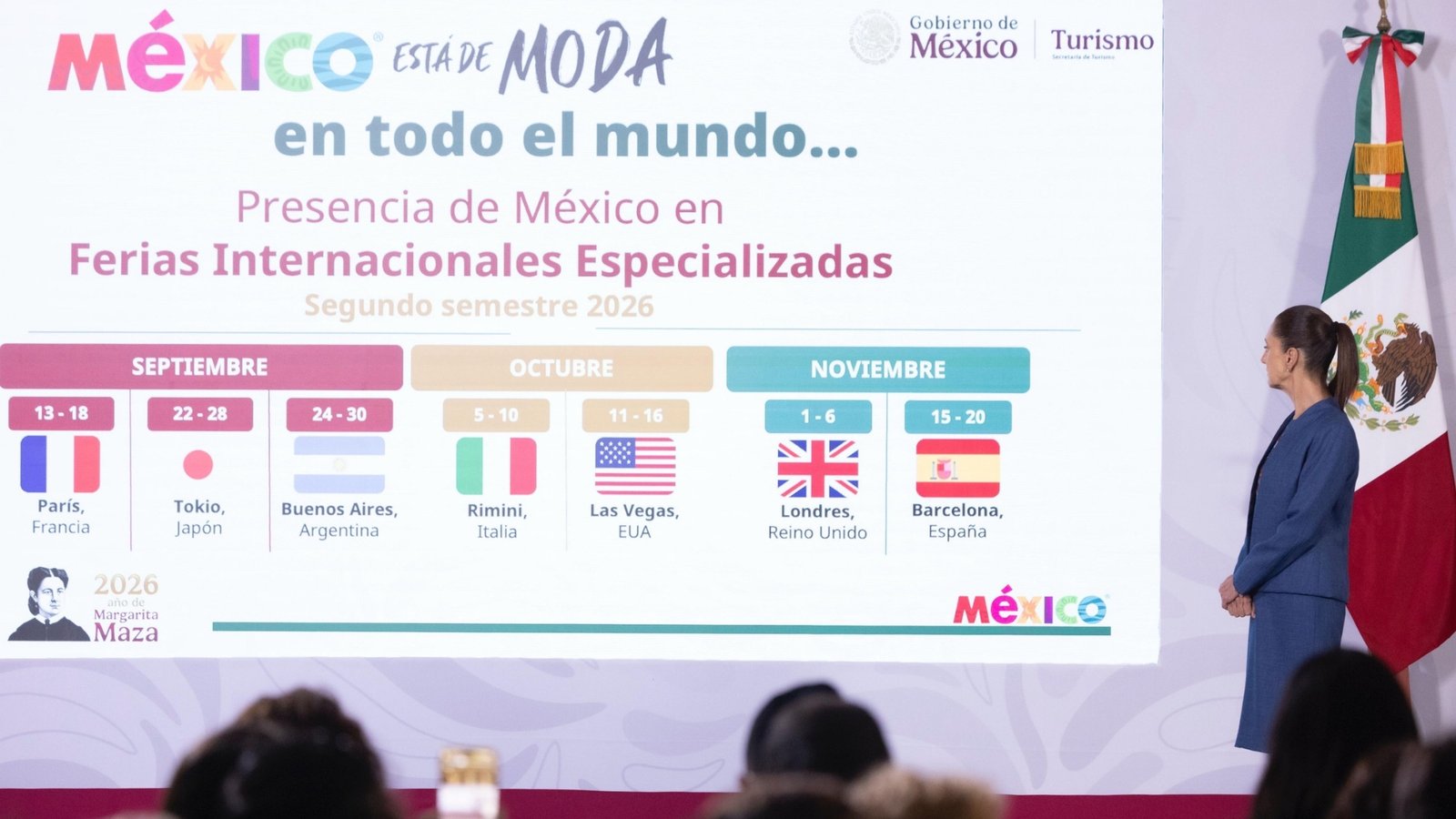 México recibe 51.1 millones de viajeros internacionales