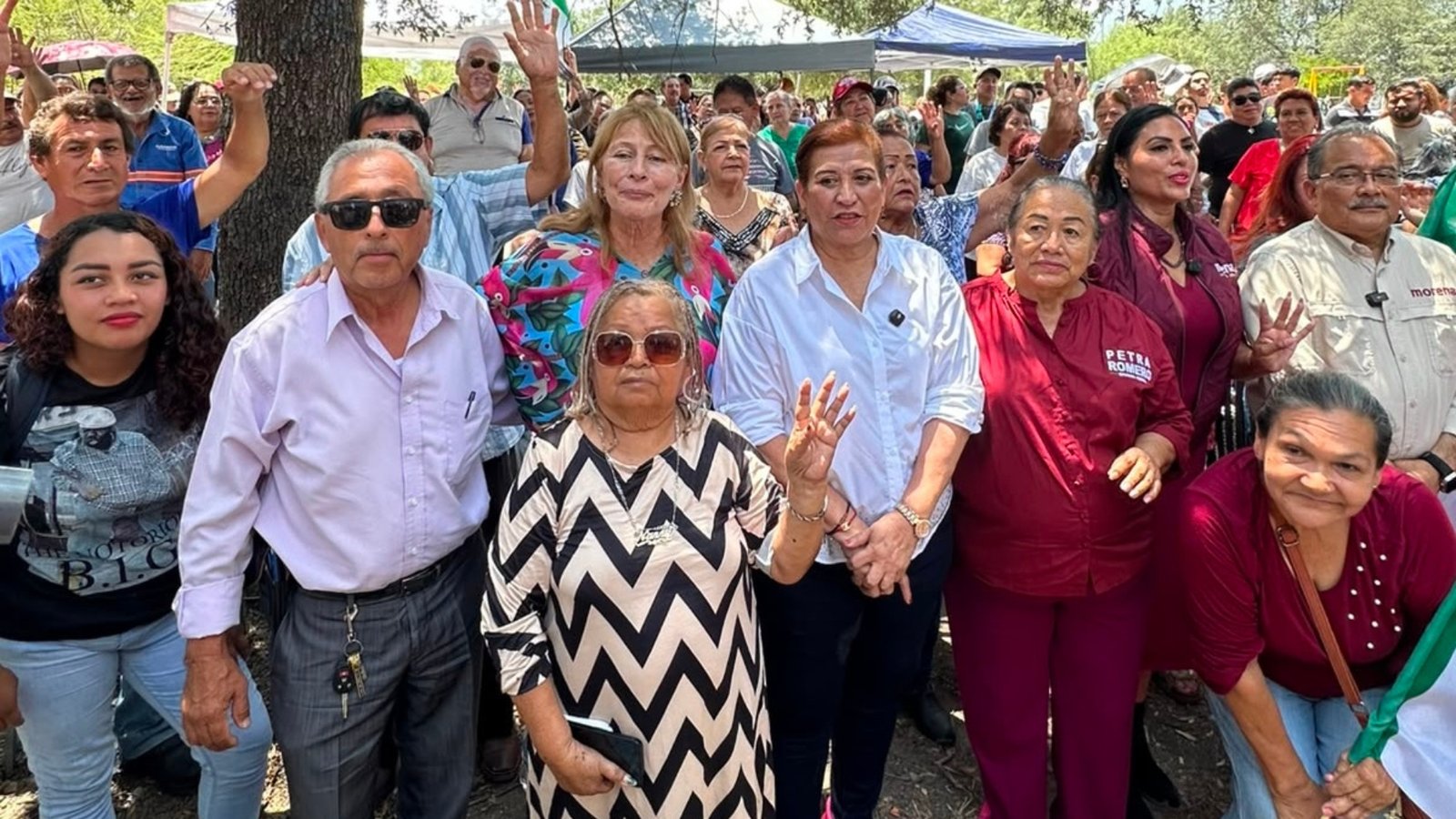 Tatiana Clouthier llama a la unidad y la paz en Guadalupe