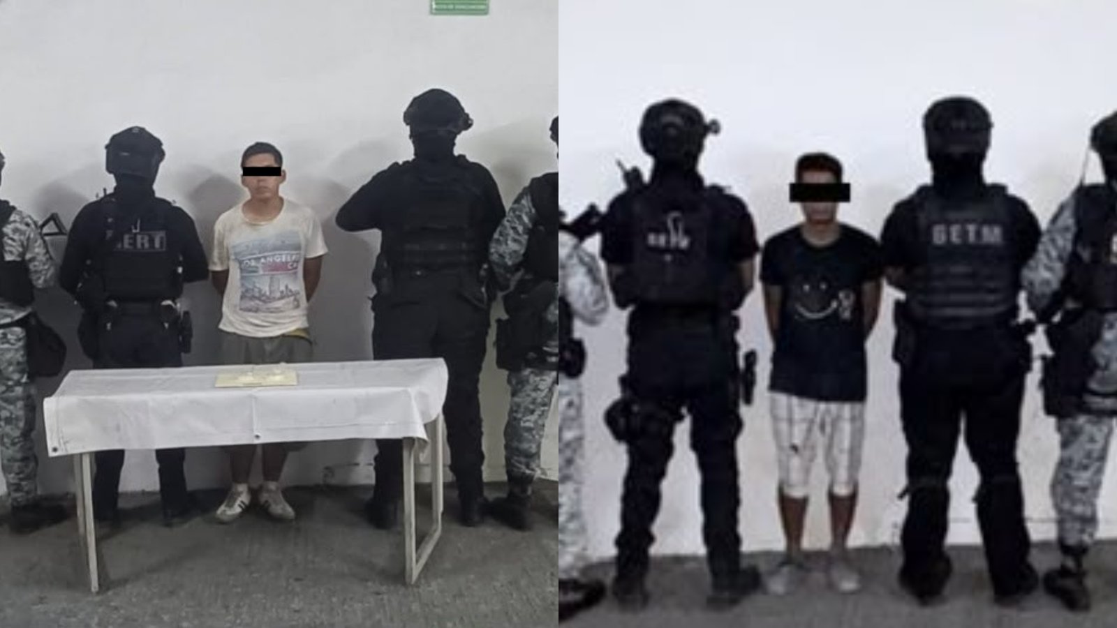 Detienen a dos hombres con droga en Santa Catarina