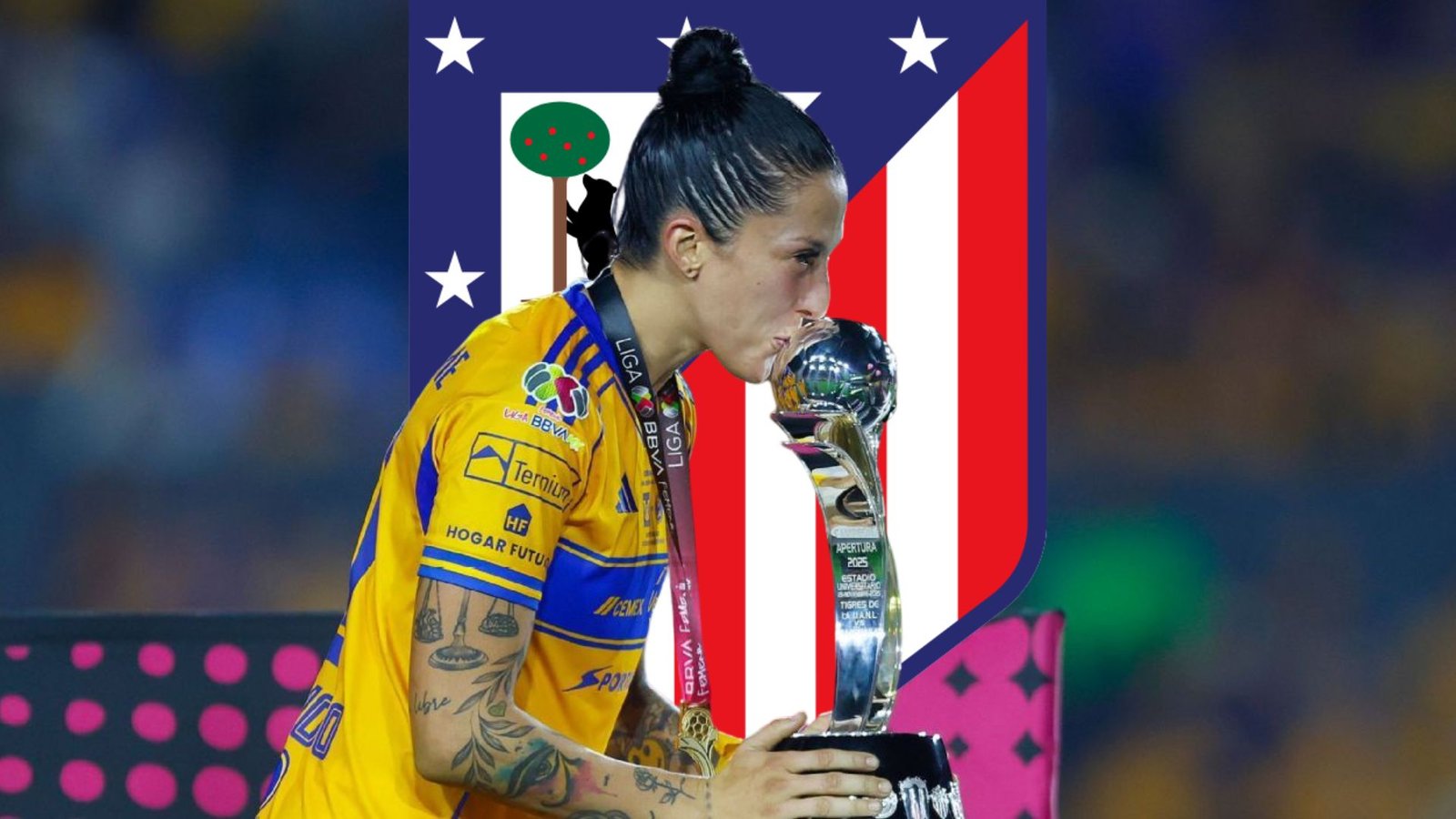 Jenni Hermoso deja Tigres y regresa al Atlético de Madrid hasta 2027