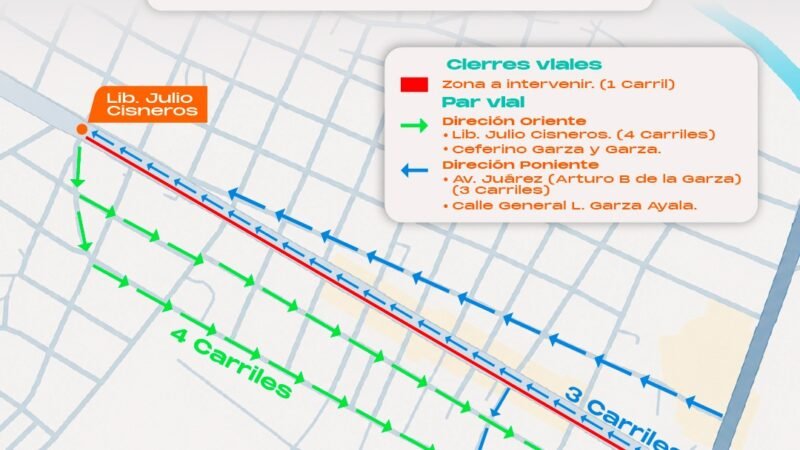 Modernización de Avenida Juárez entra en nueva etapa con adecuaciones viales: Juárez
