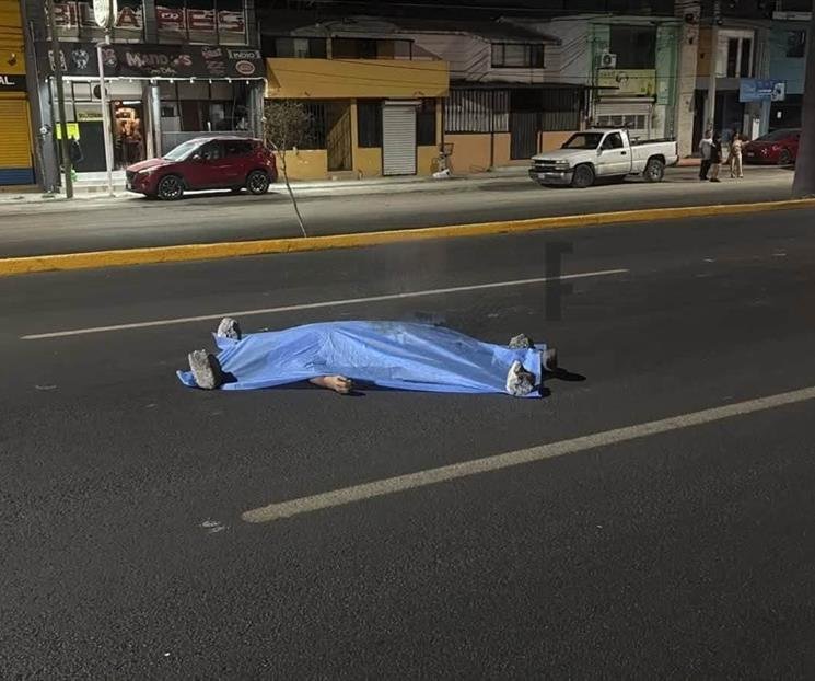 Taxi atropella y mata a hombre en Escobedo