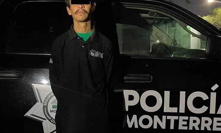 Detienen a sospechoso de robo a restaurante en Monterrey