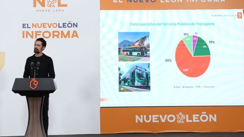 Avanza Nuevo León en reestructura integral del transporte público