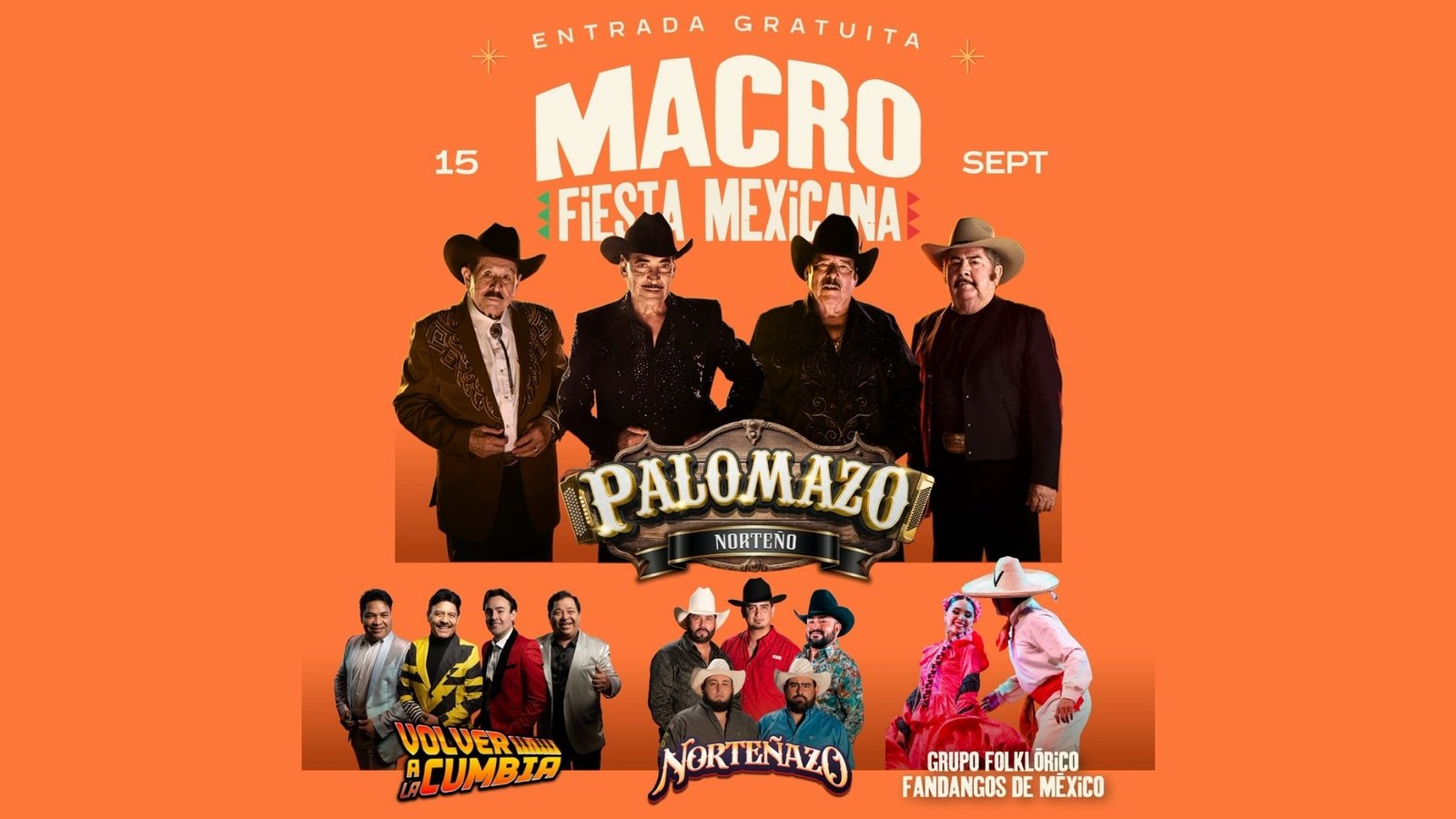 Lalo Mora y Palomazo Norteño en la Macro Fiesta Mexicana en Nuevo León