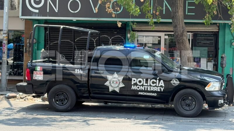 Roban caja fuerte con 110 mil pesos en Monterrey