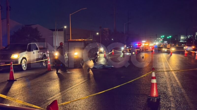 Muere hombre atropellado en carretera a García en Santa Catarina