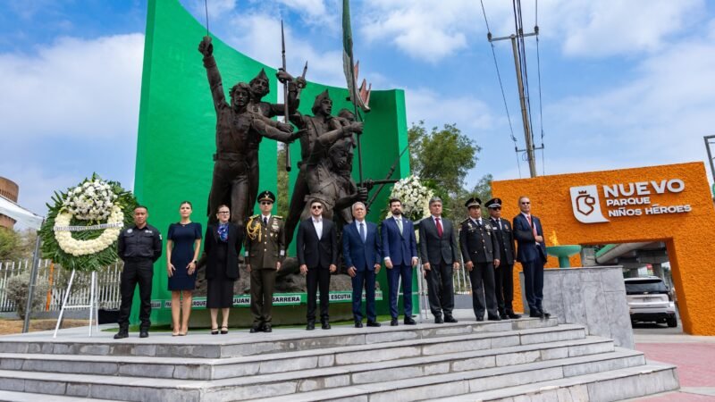 Conmemora Nuevo León el 179 Aniversario de los Niños Héroes