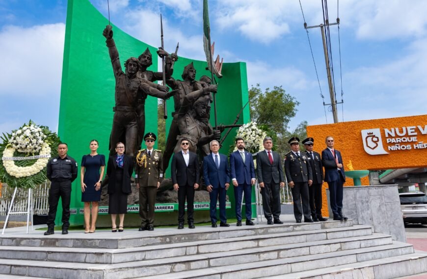Conmemora Nuevo León el 179 Aniversario de los Niños Héroes