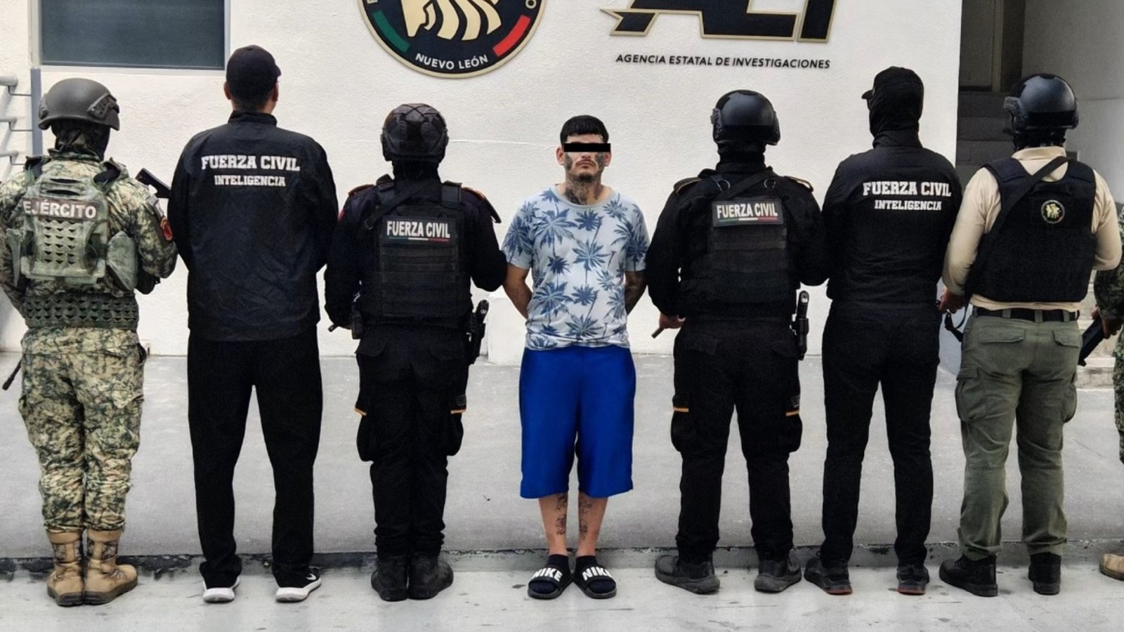 Detiene Fuerza Civil a presunto líder criminal en la San Ángel Sur,Monterrey