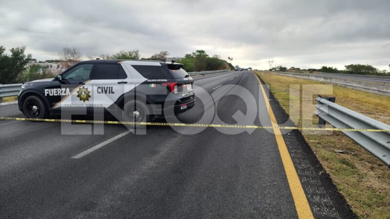 Muere peatón atropellado en el Periférico de Pesquería