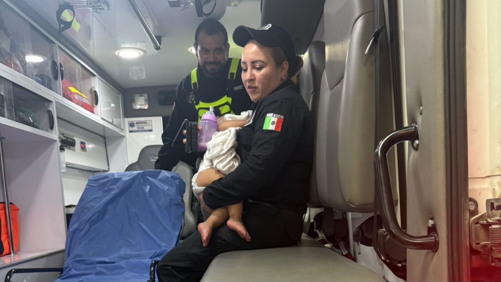 Localizan a bebé abandonado en un tejabán de Santiago