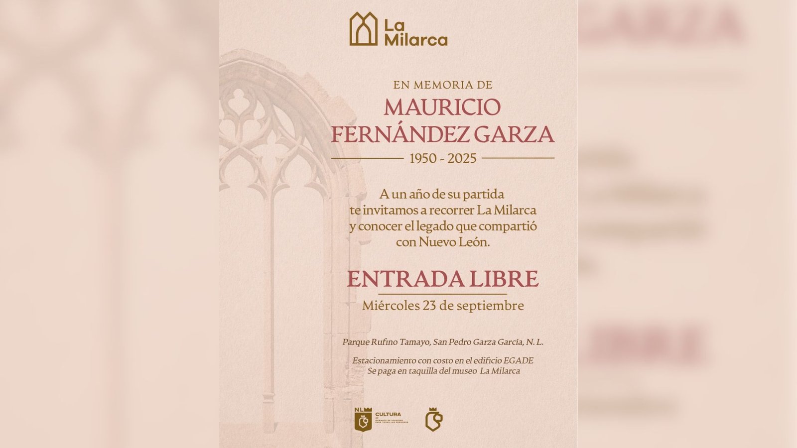 Abrirá La Milarca gratis en memoria de Mauricio Fernández