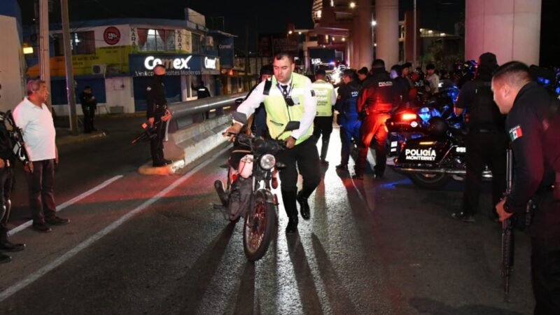 Implementa Monterrey operativo contra rodada de motociclistas