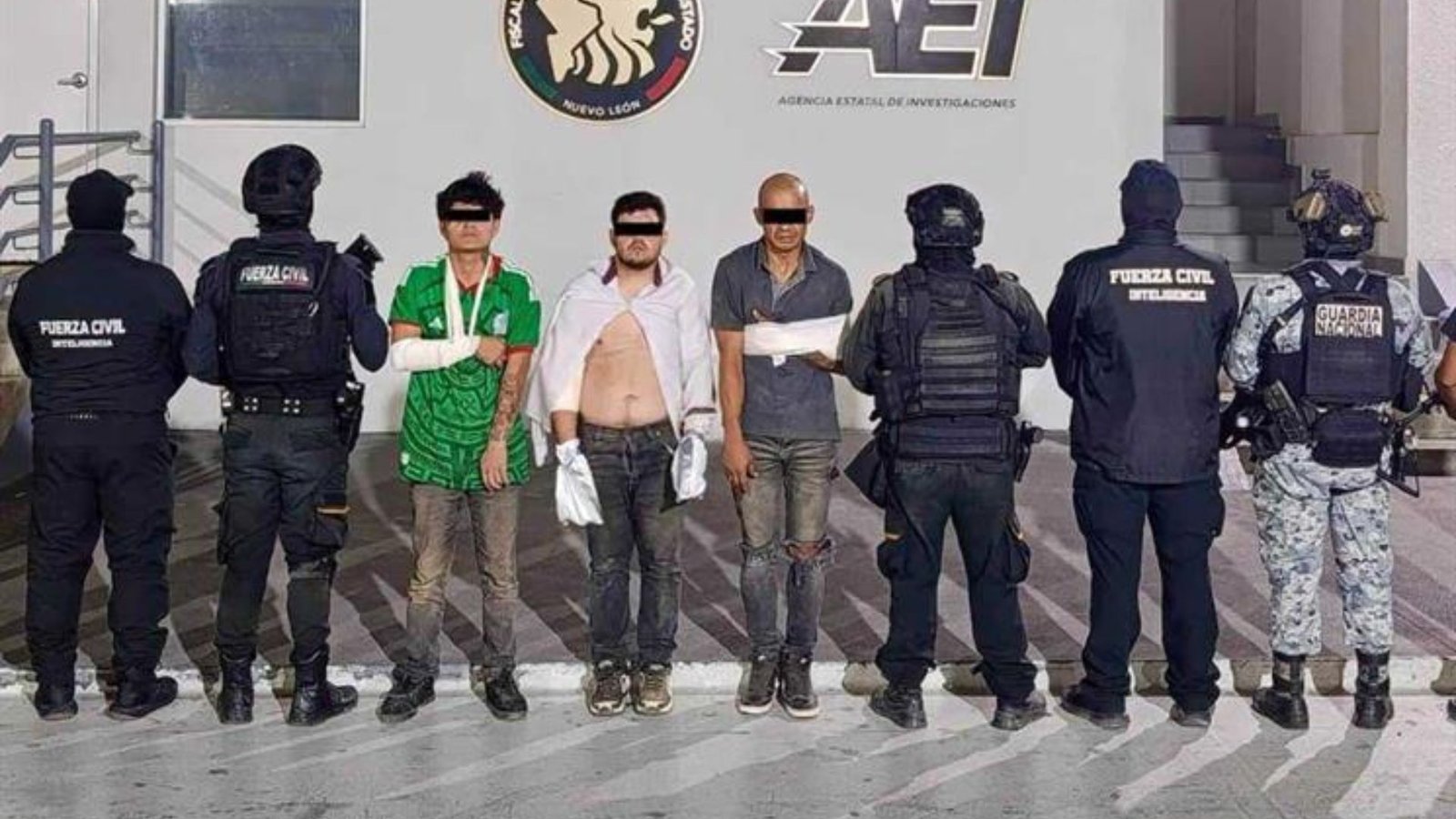 Detienen a tres hombres tras persecución en General Bravo