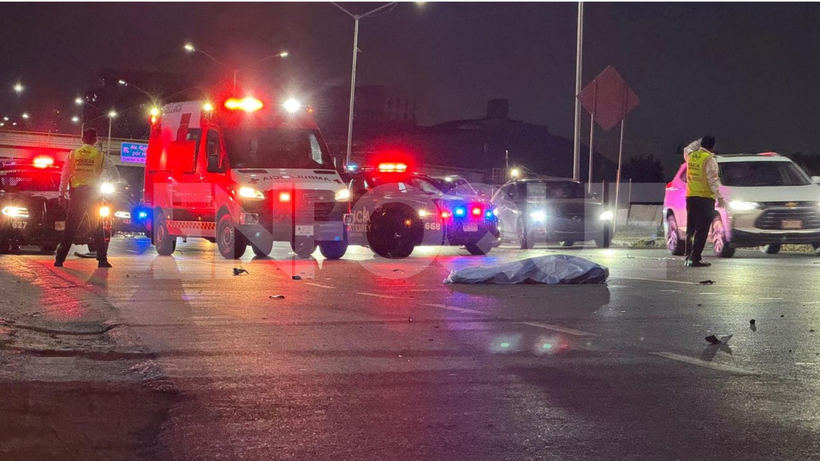 Muere hombre atropellado en Carretera Nacional, al sur de Monterrey