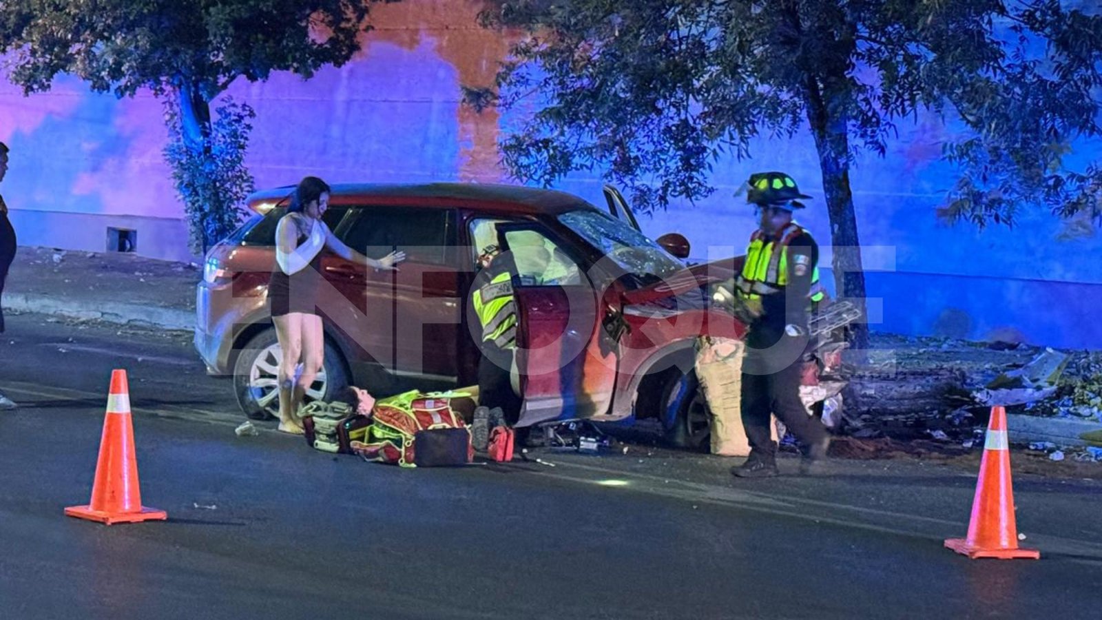 Choque en Garza Sada deja tres mujeres lesionadas en Monterrey