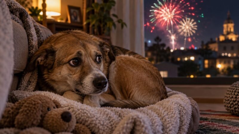 Protege a tu perro de la pirotecnia durante las Fiestas Patrias