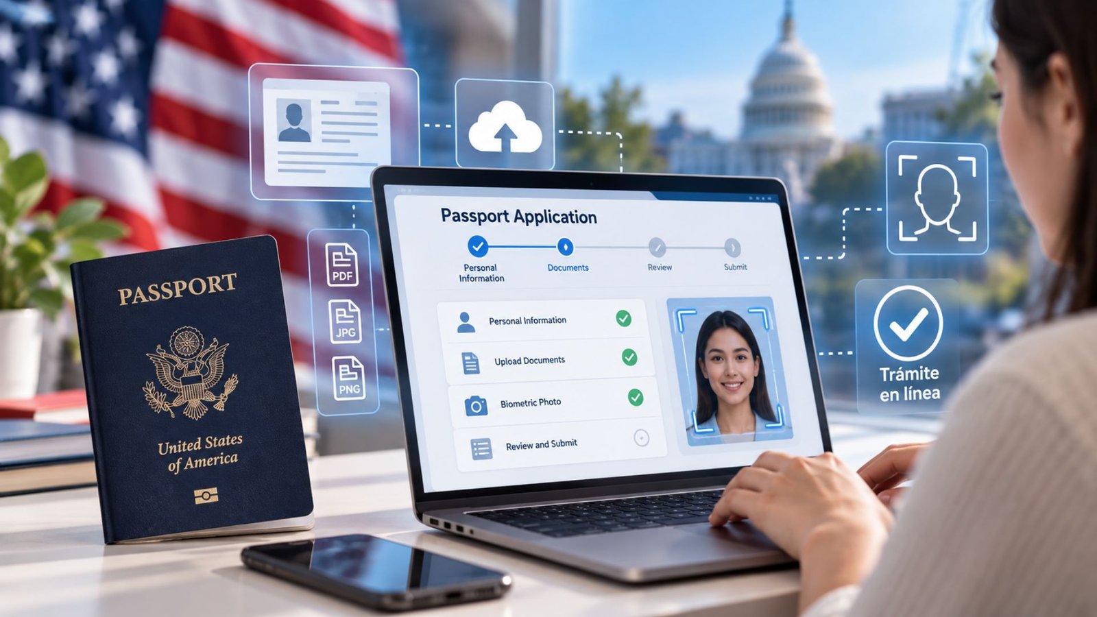 Digitalizará EU el trámite de pasaportes a partir de 2027
