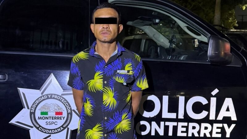 Detienen a hombre por amenazar a expareja con bisturí