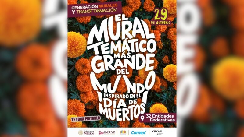 Convoca México a crear el mural de Día de Muertos más grande del mundo