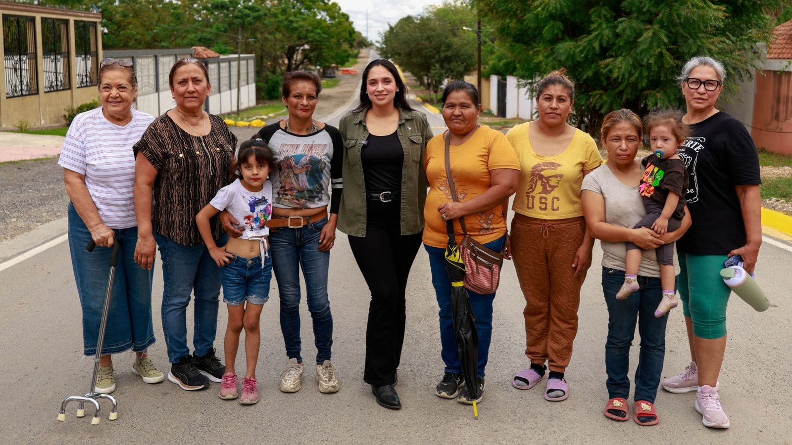 Inaugura Mónica Oyervides avenida Montebello en Juárez, Nuevo León