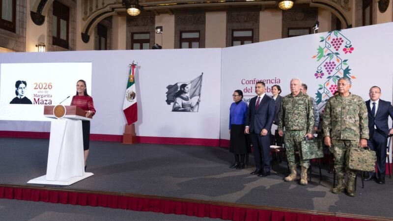 Anuncia Sheinbaum seis nuevos penales en México tras baja de homicidios