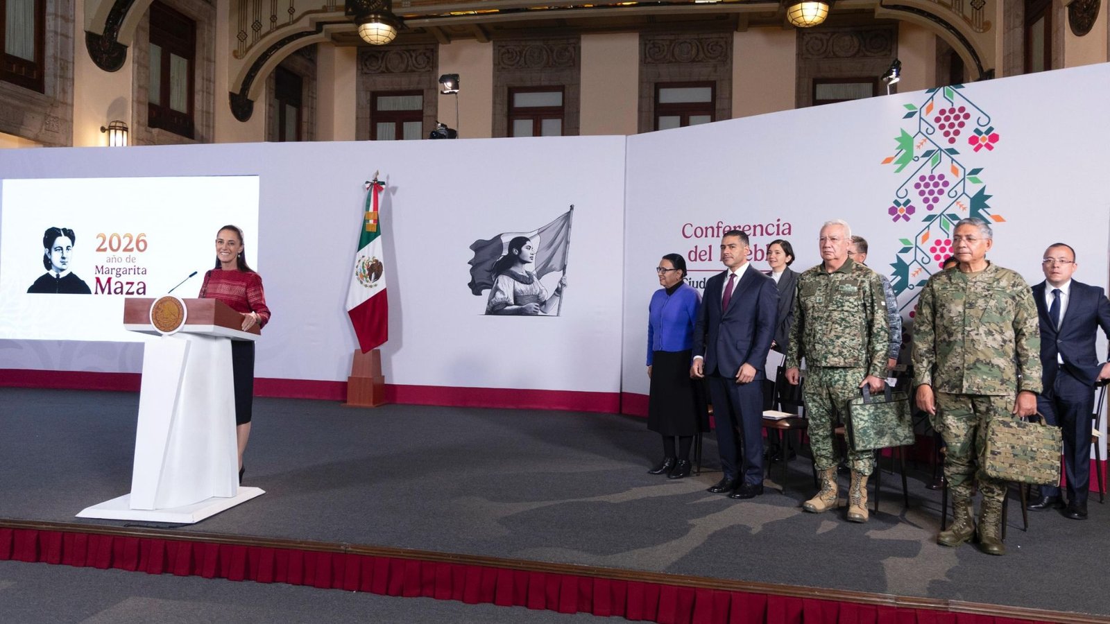 Anuncia Sheinbaum seis nuevos penales en México tras baja de homicidios