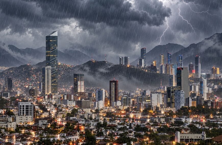 Provocan lluvias cierres, inundaciones y rescates en Monterrey