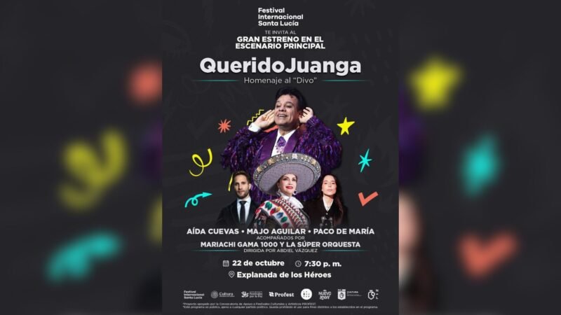 Iniciará Festival Santa Lucía 2026 con homenaje a Juan Gabriel