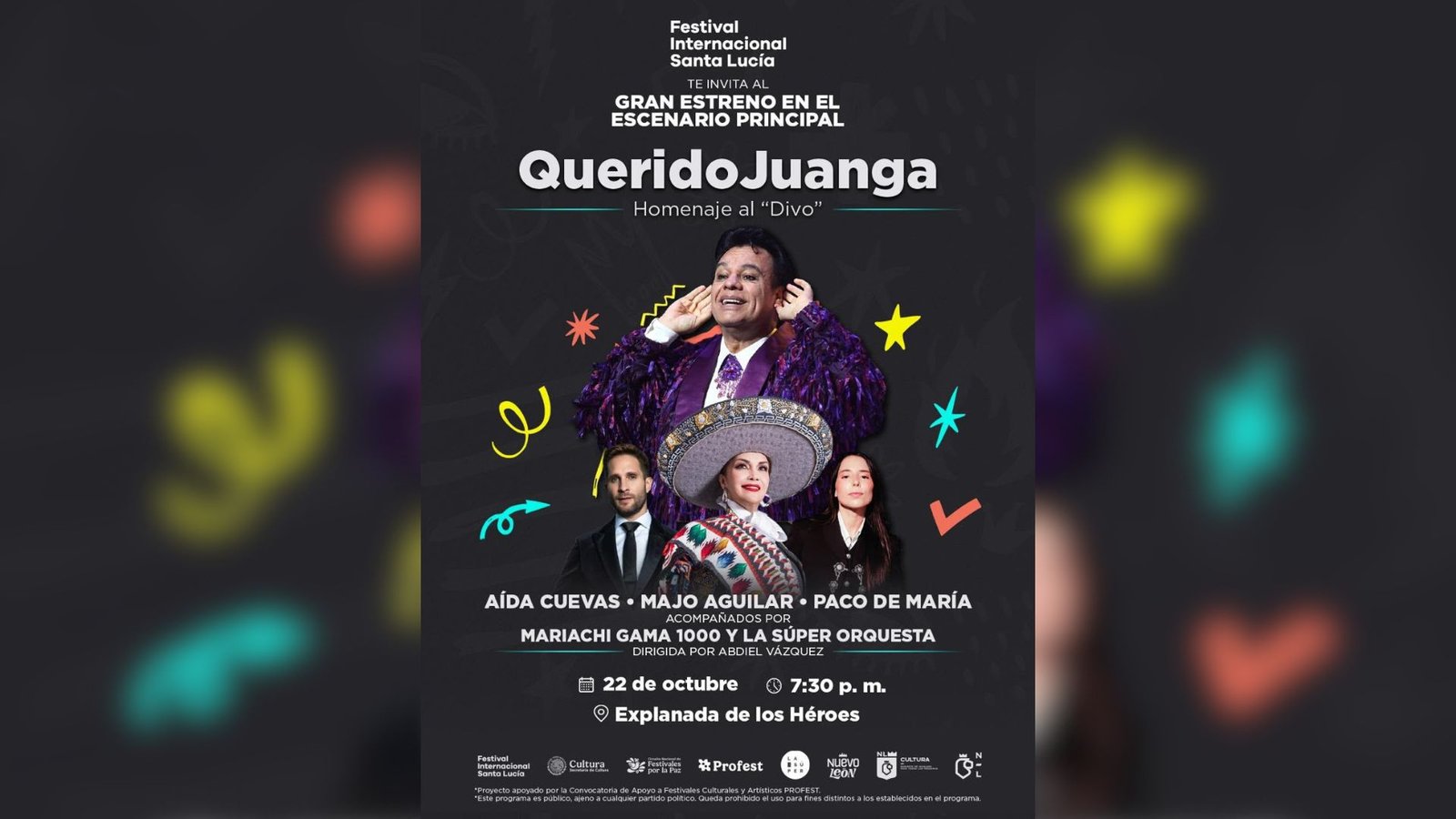 Iniciará Festival Santa Lucía 2026 con homenaje a Juan Gabriel