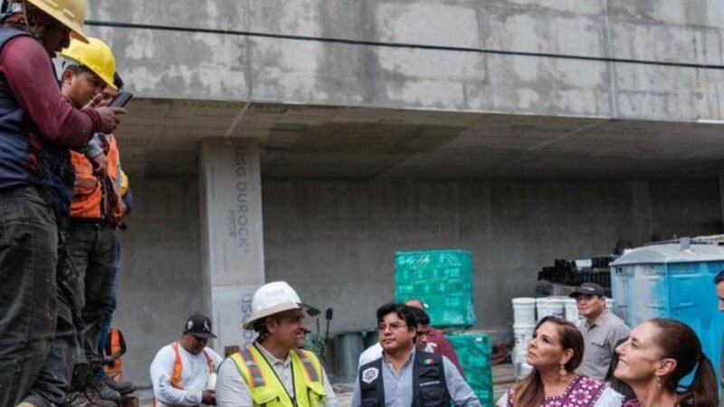 Revisa Sheinbaum obras hospitalarias y atención médica en Chetumal
