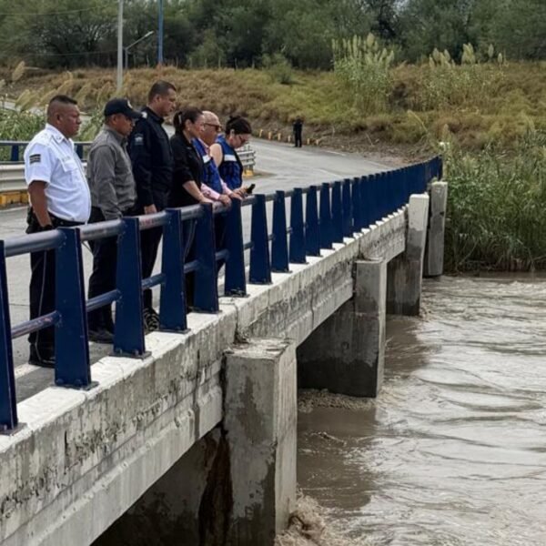 Refuerzan operativo en Los Ramones por lluvias; cierran vialidades y arroyo El Refugio