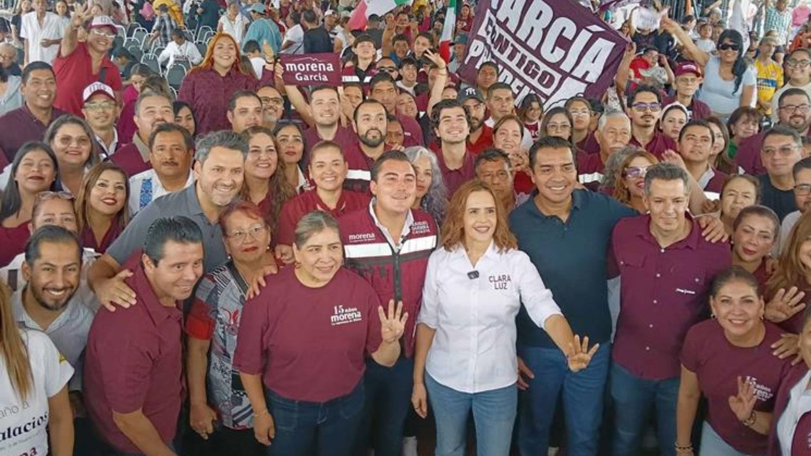 Cierra filas Morena con Clara Luz rumbo a las elecciones de 2027