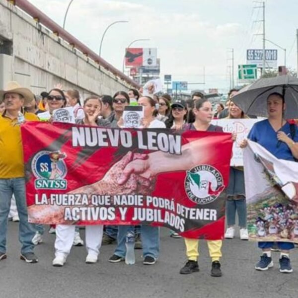 Mantendrán trabajadores del IMSS bloqueos y protestas en Nuevo León