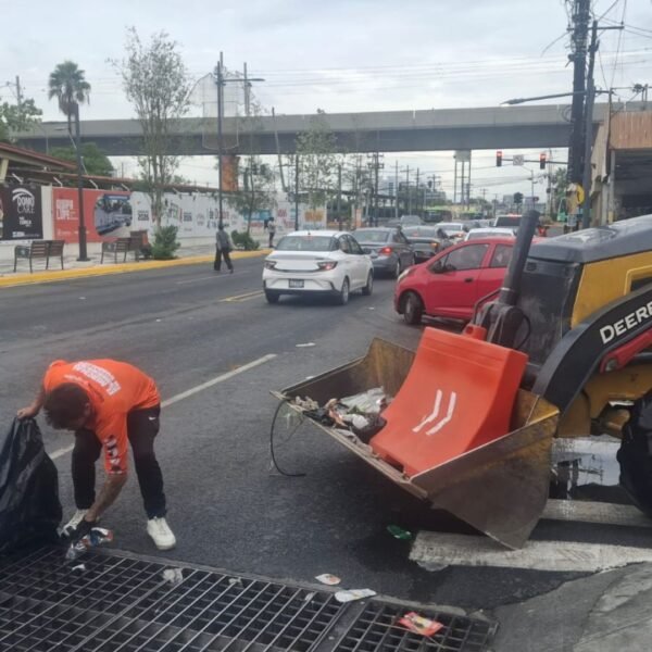 Retira Guadalupe más de 120 toneladas de escombro y basura tras lluvias