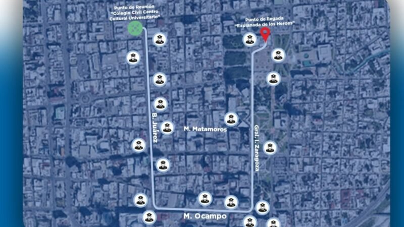 Cerrarán  calles del Centro de Monterrey por Marcha del 2 de octubre