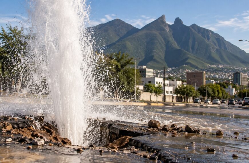 Advierten que más del 40% del agua en la red de NL no se contabiliza