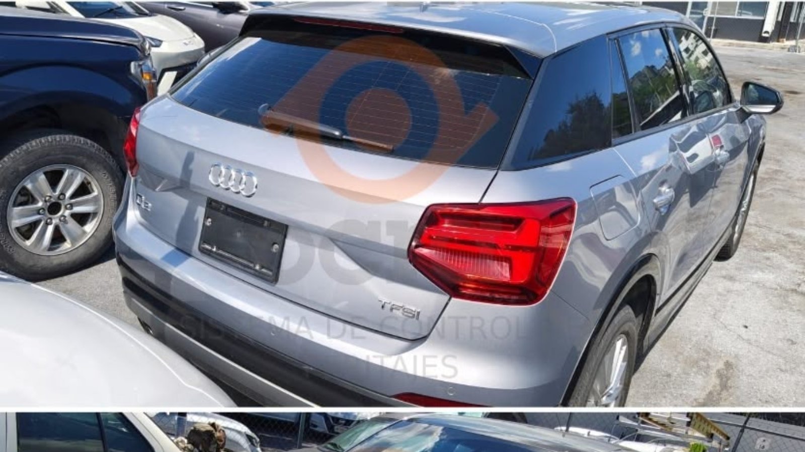 Recuperan Audi robado en Plaza Punto Valle; fue localizado en Monterrey