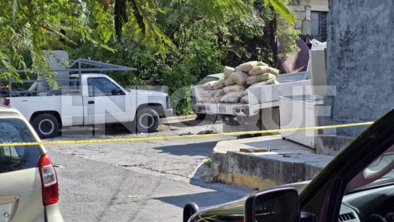 Balean a dos repartidores de materiales en la colonia Burócratas Municipales Monterrey