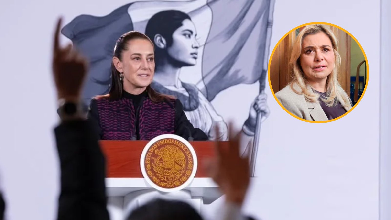 Deslinda Sheinbaum a Maru Campos tras detención de exfiscal César Jáuregui