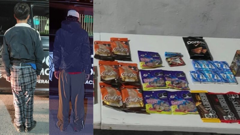 Detienen a dos menores por presunto robo en tienda de Monterrey