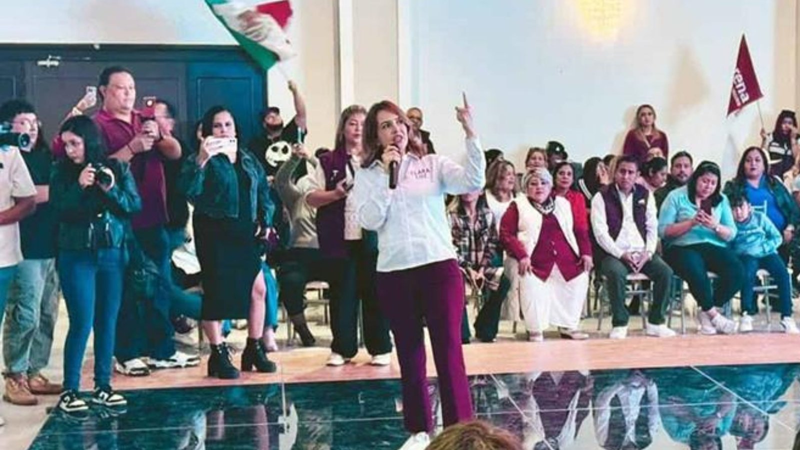 Defiende Clara Luz Flores su designación en Morena rumbo a 2027
