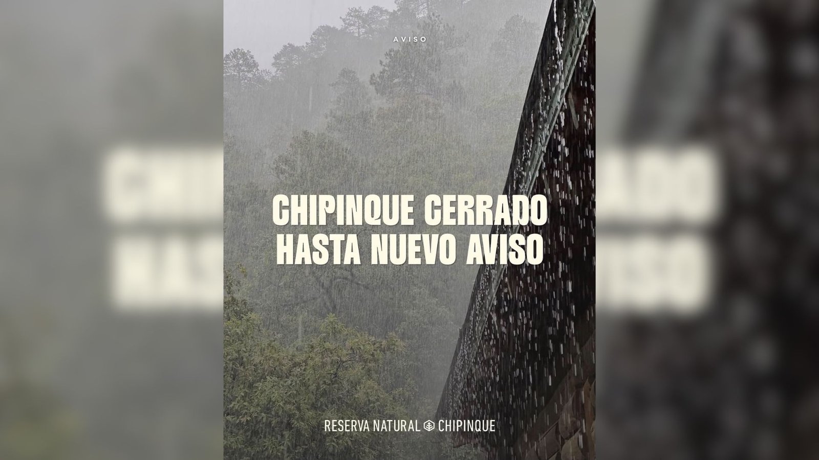 Cierran Chipinque por lluvias; realizan labores de limpieza en la carretera